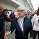 Ecclestone and wife Fabiana Flosi at Circuit of the Americas in Texas. Fiosi’s mother was abducted in Brazil last week. Photo: Darron Cummings/AP
